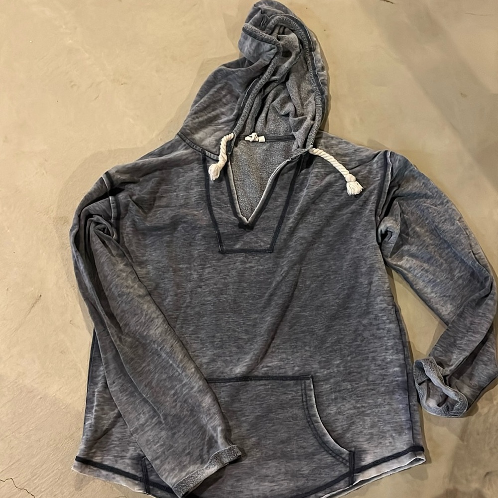 V-neck hoodie
